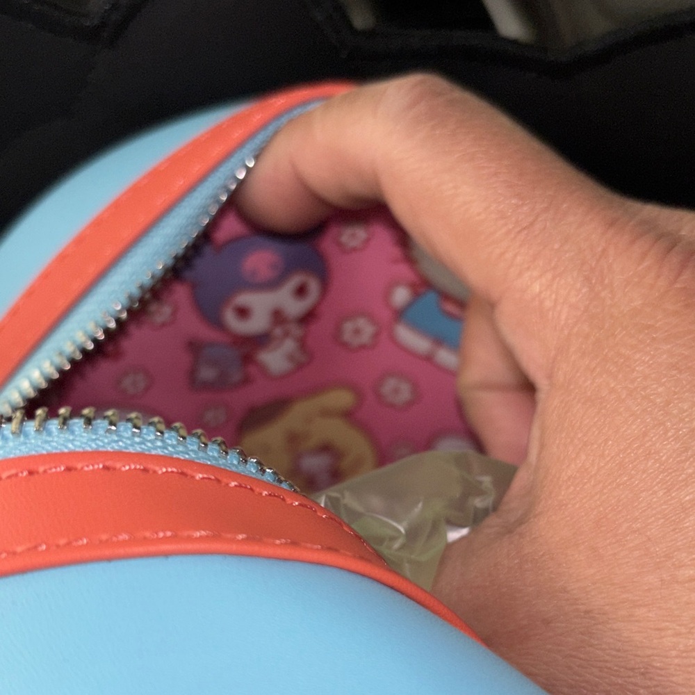 Loungefly Hello Kitty Blue and Red Backpack - Picture 7 of 8